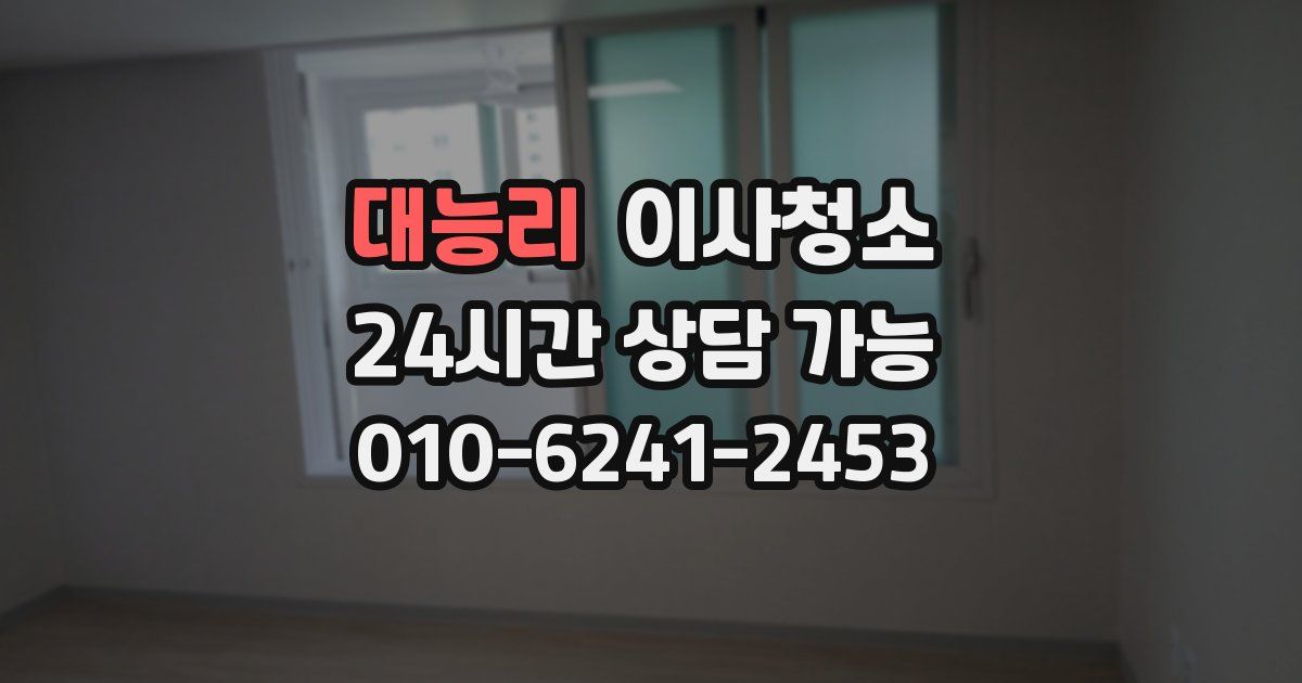 대능리 입주청소