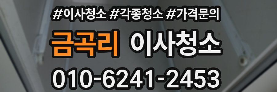 금곡리 이사청소