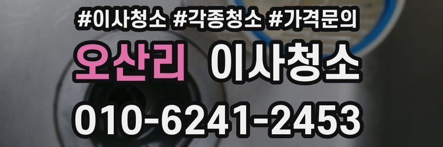 오산리 이사청소