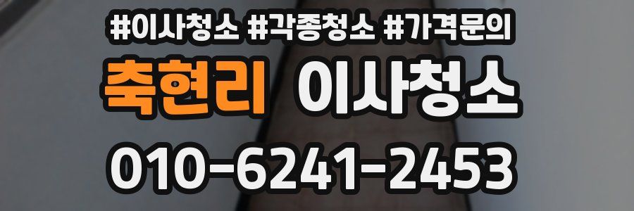 축현리 이사청소