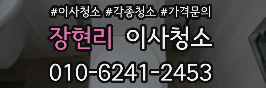 장현리 이사청소