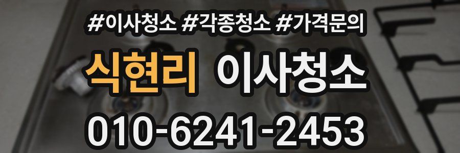 식현리 이사청소