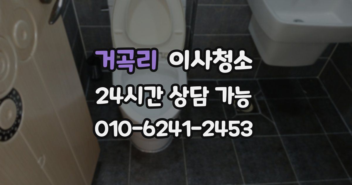 거곡리 입주청소