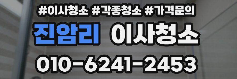 진암리 이사청소