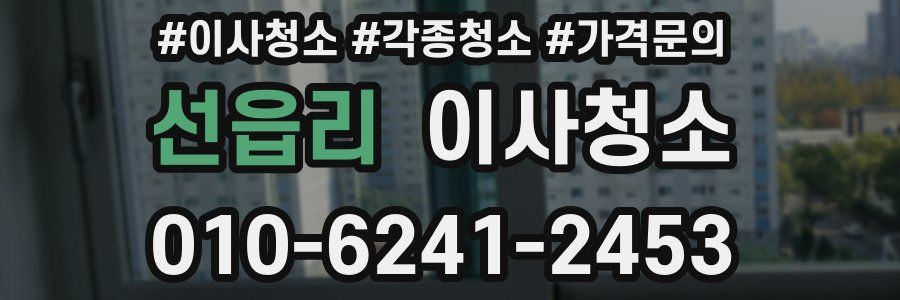 선읍리 이사청소