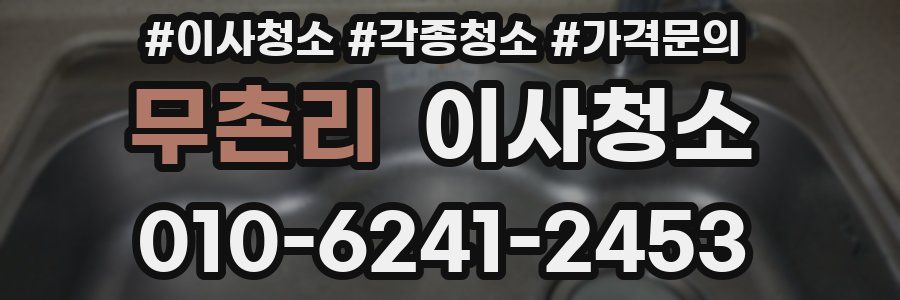 무촌리 이사청소