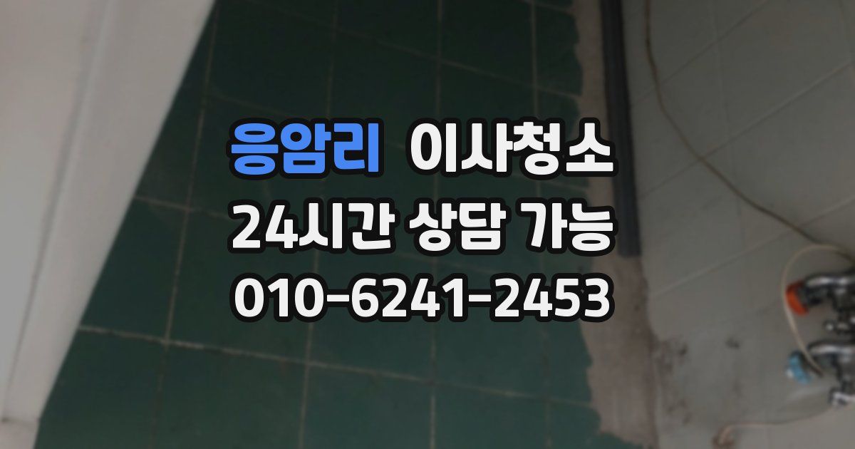 응암리 입주청소