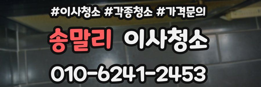 송말리 이사청소