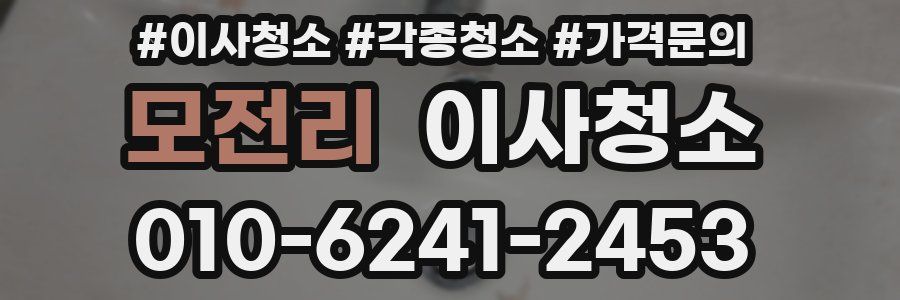 모전리 이사청소