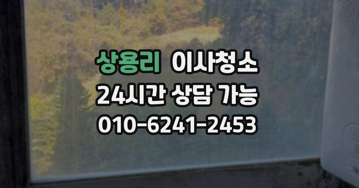 상용리 입주청소