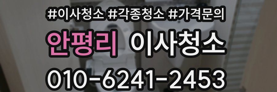 안평리 이사청소