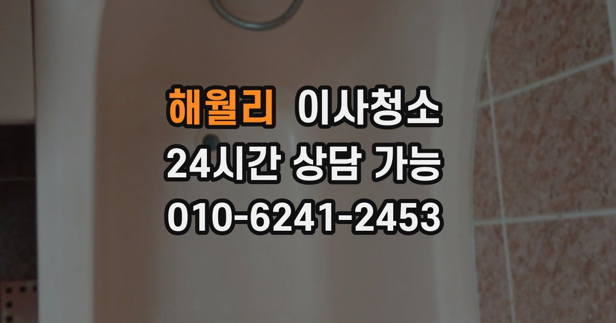 해월리 입주청소