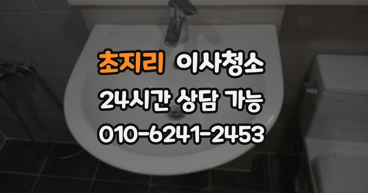 초지리 입주청소