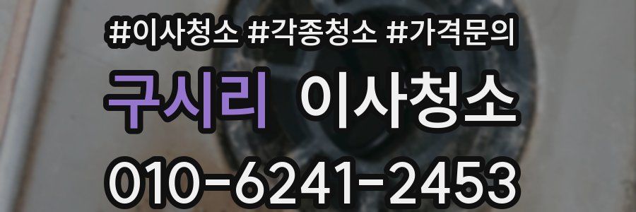 구시리 이사청소