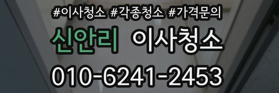 신안리 이사청소