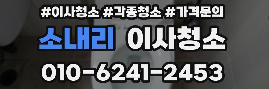 소내리 이사청소