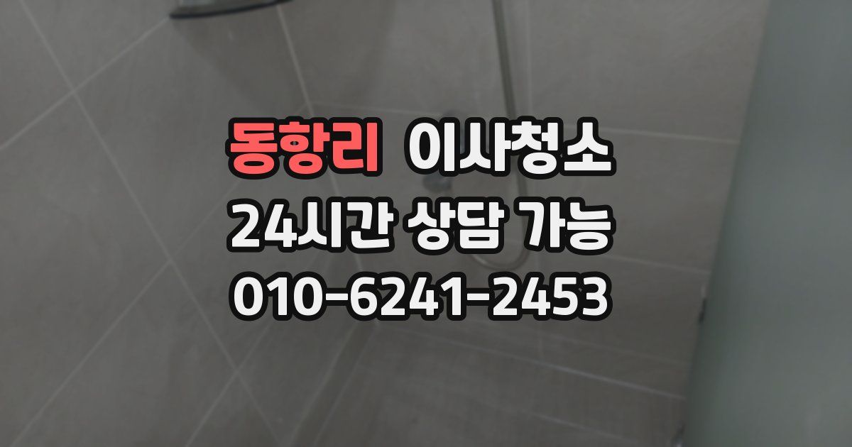 동항리 입주청소