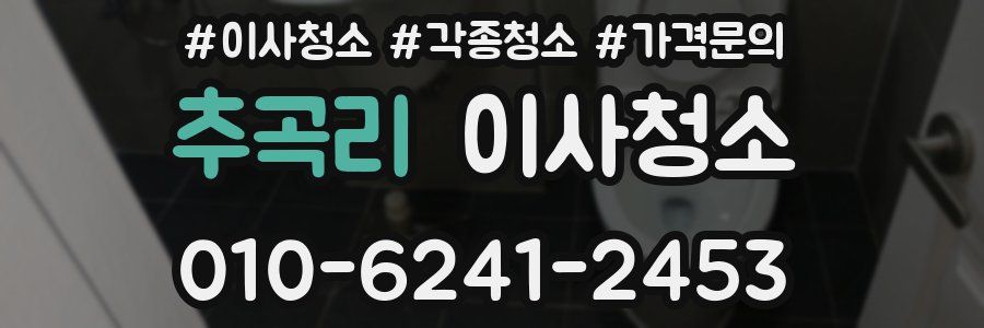 추곡리 이사청소