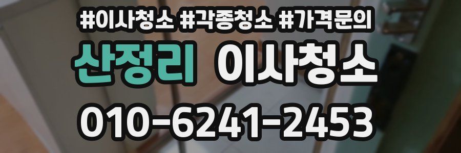 산정리 이사청소