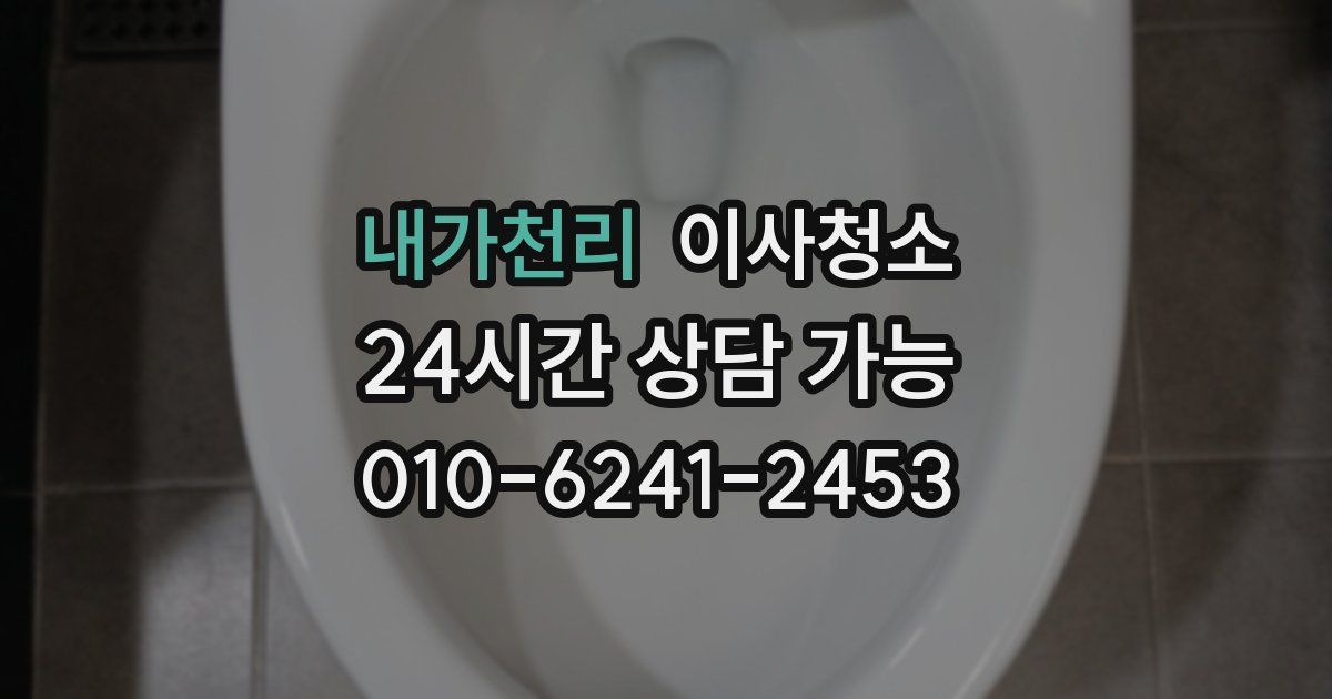 내가천리 입주청소
