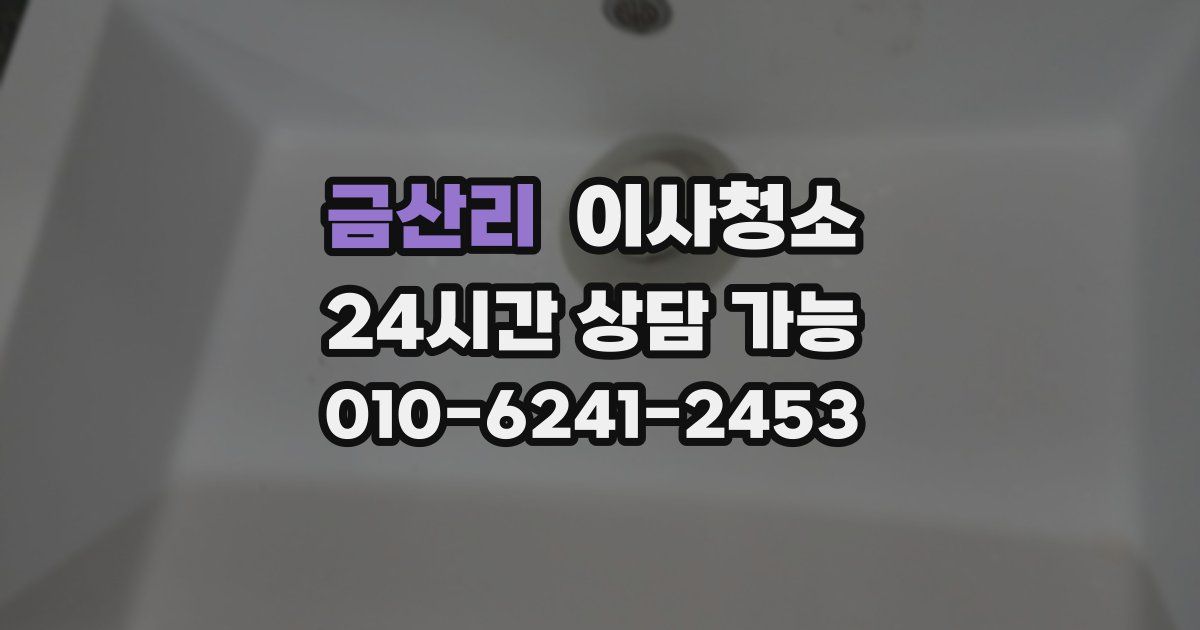 금산리 입주청소