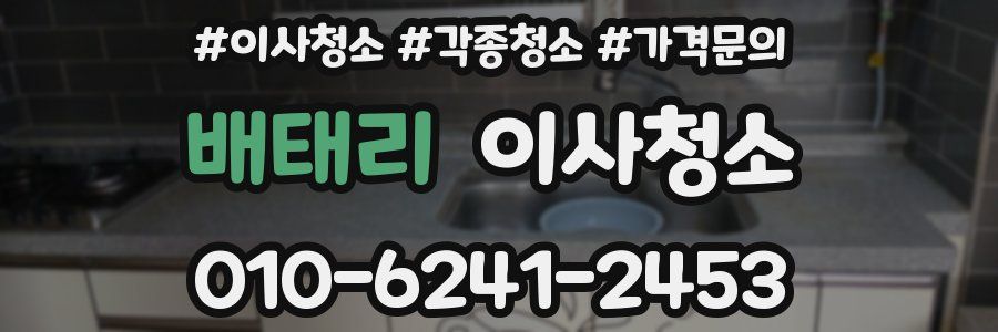 배태리 이사청소