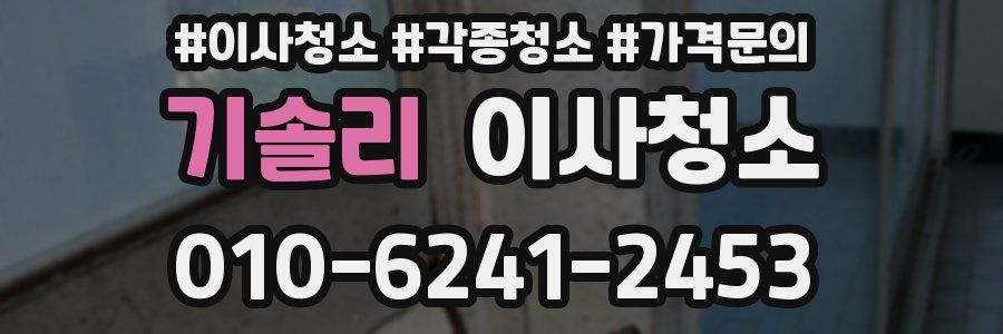 기솔리 이사청소