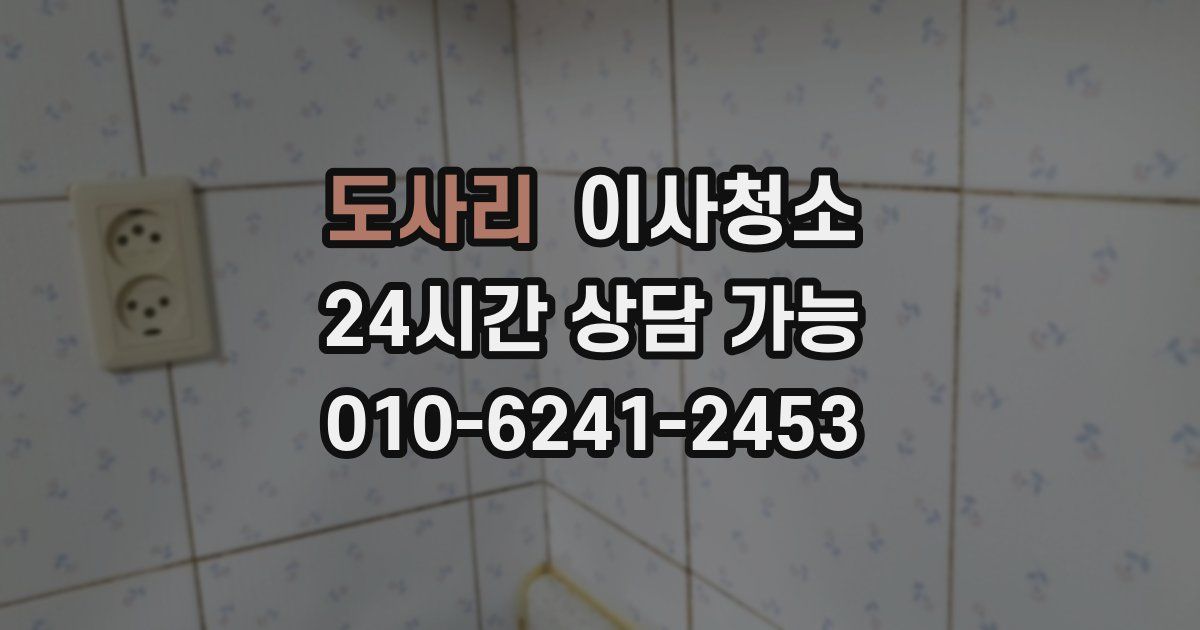 도사리 입주청소