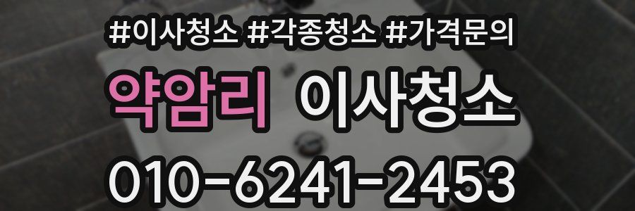 약암리 이사청소