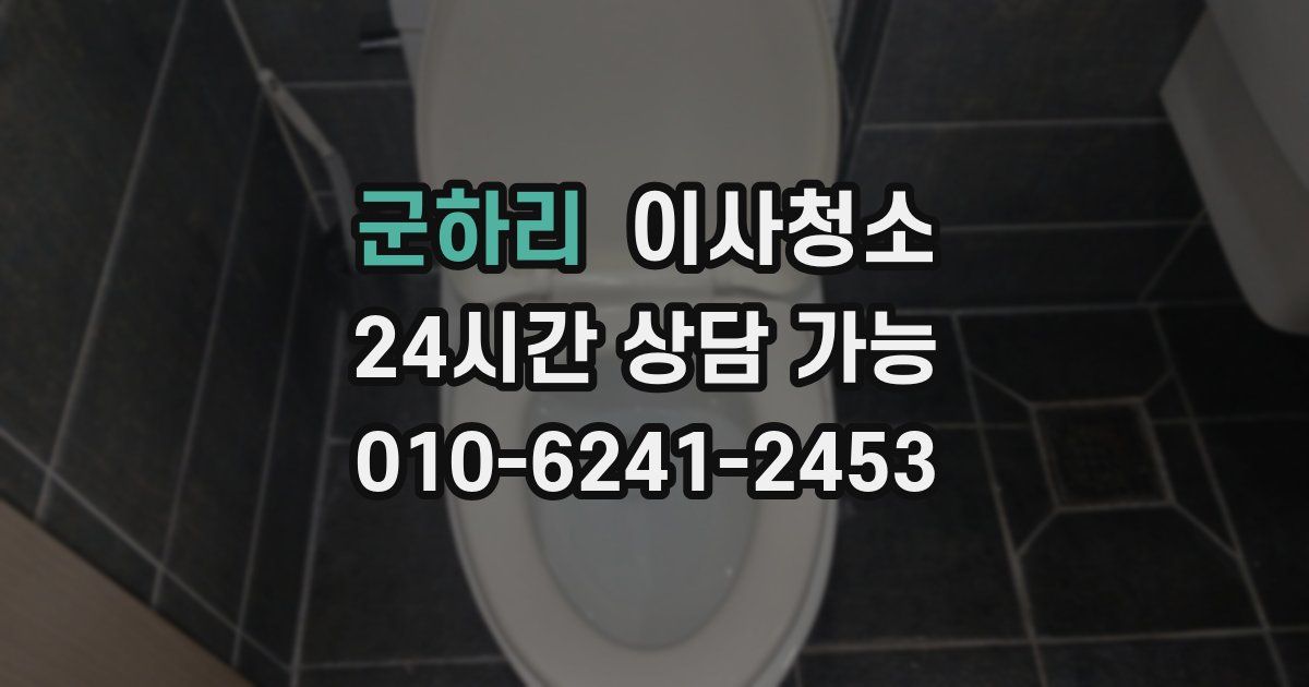 군하리 입주청소