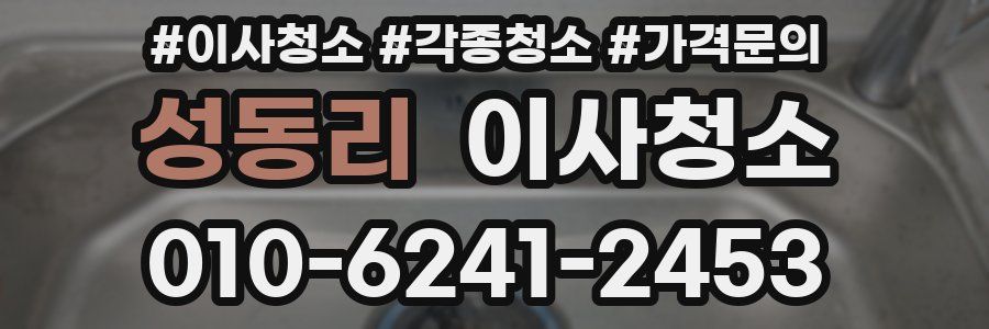 성동리 이사청소