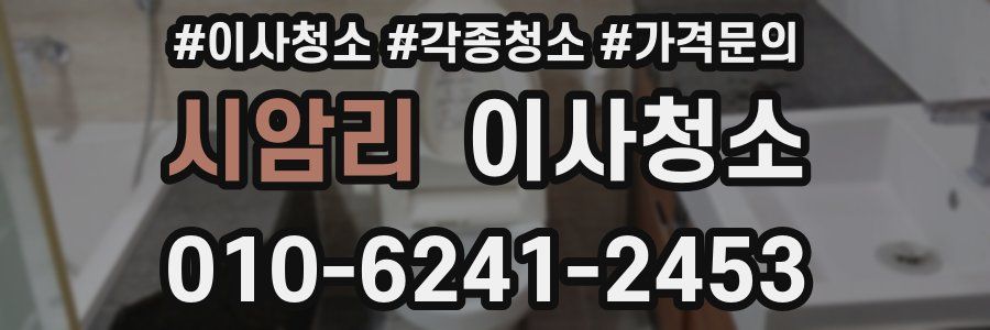 시암리 이사청소