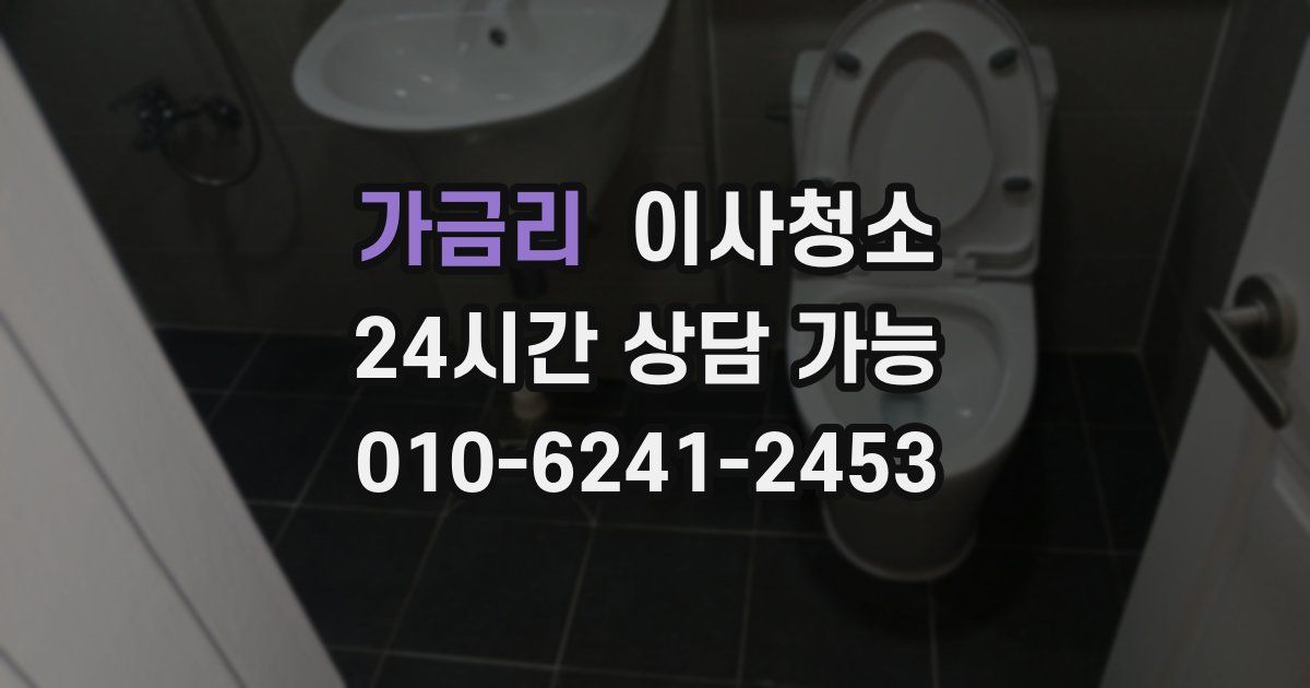 가금리 입주청소