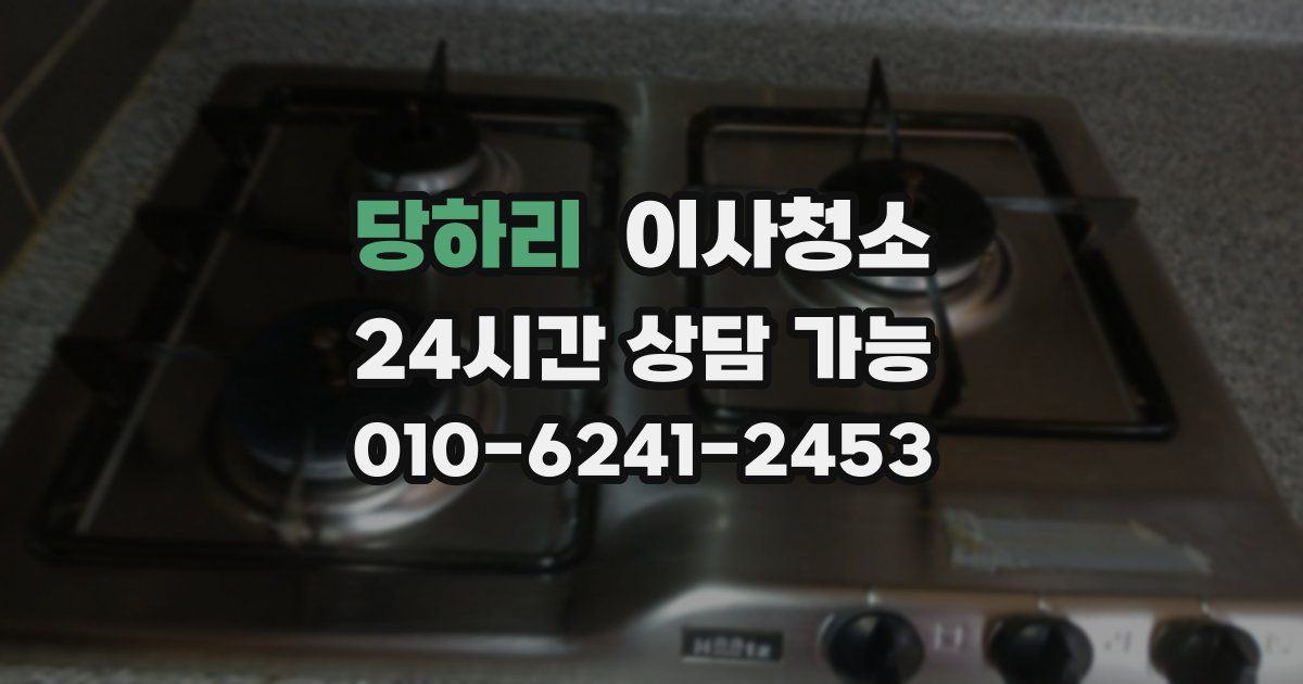 당하리 입주청소