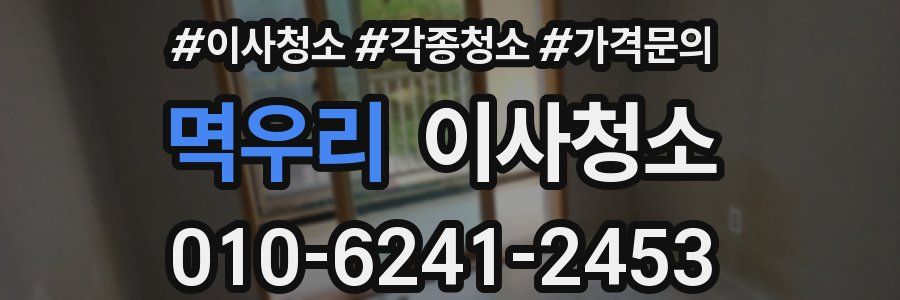 멱우리 이사청소