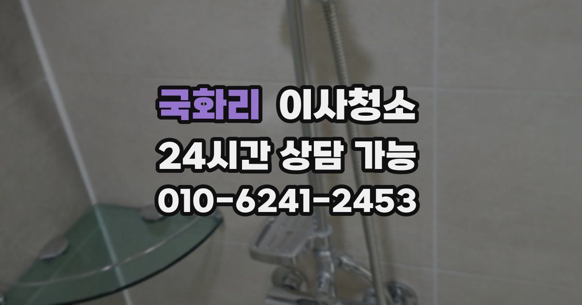 국화리 입주청소