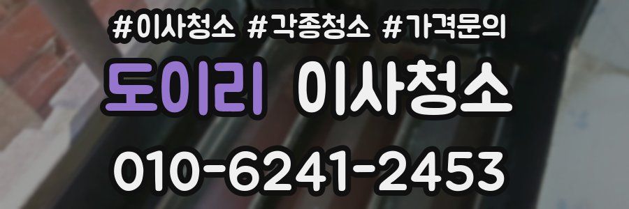 도이리 이사청소