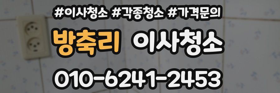 방축리 이사청소