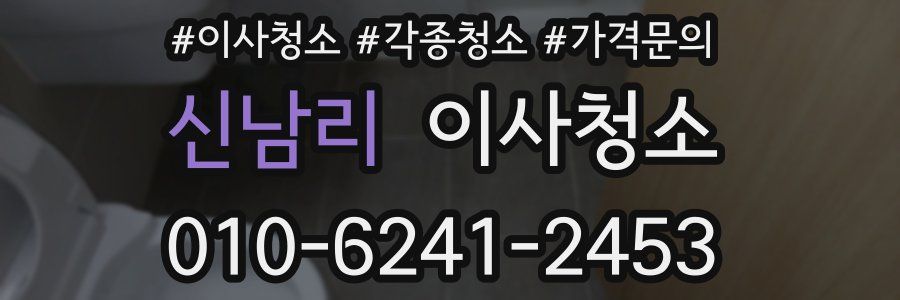 신남리 이사청소