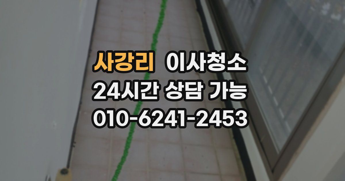 사강리 입주청소