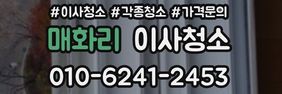 매화리 이사청소