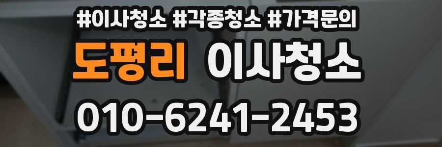 도평리 이사청소