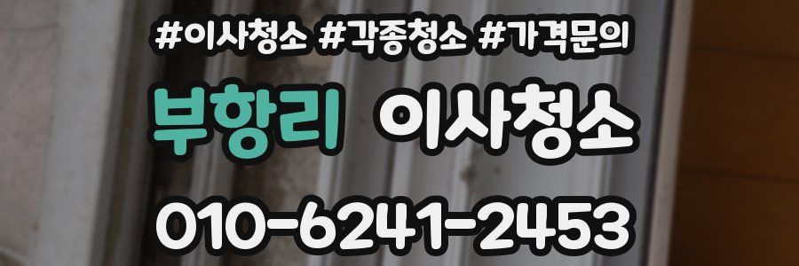 부항리 이사청소