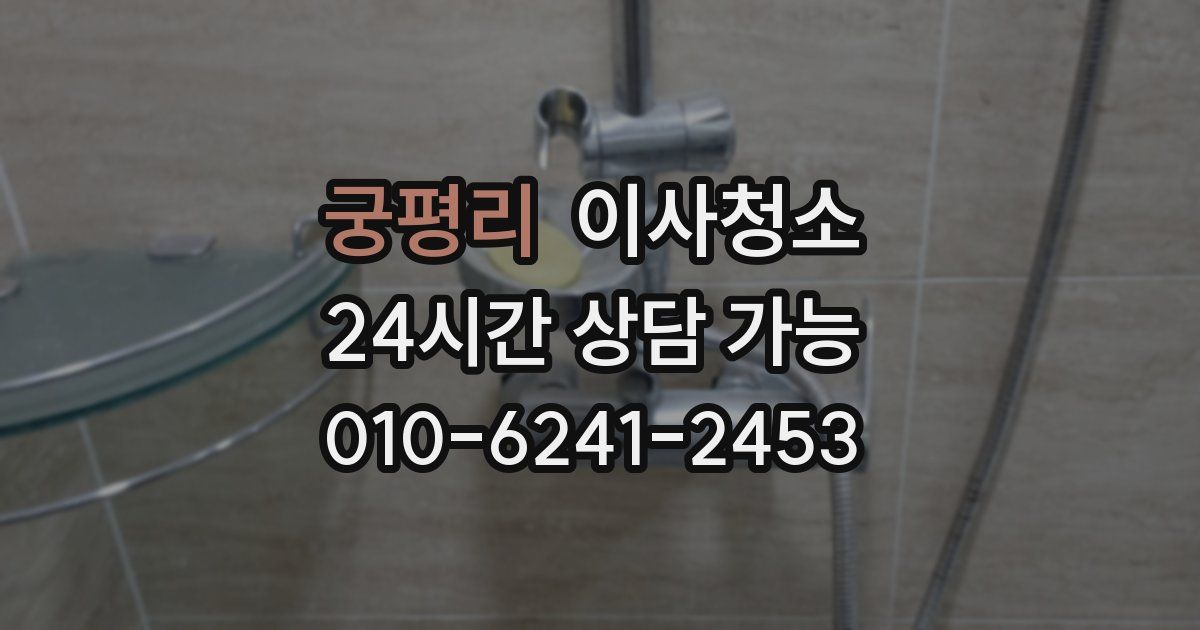 궁평리 입주청소