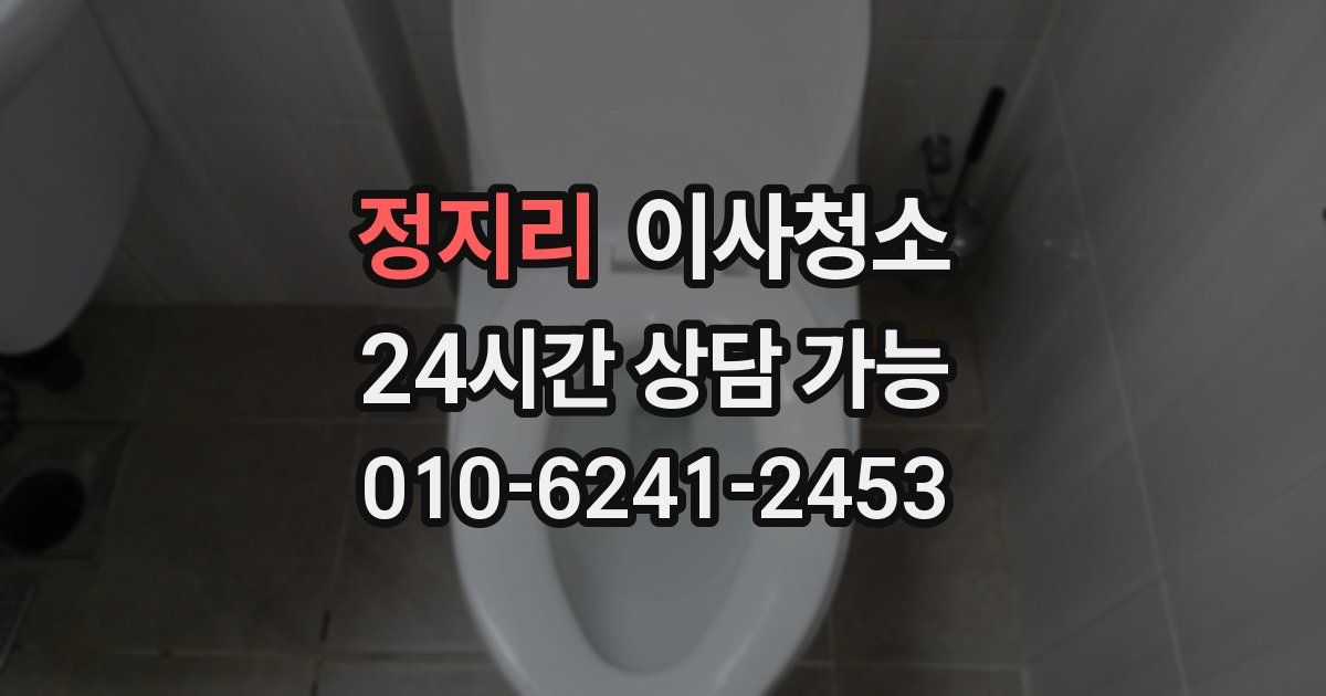 정지리 입주청소