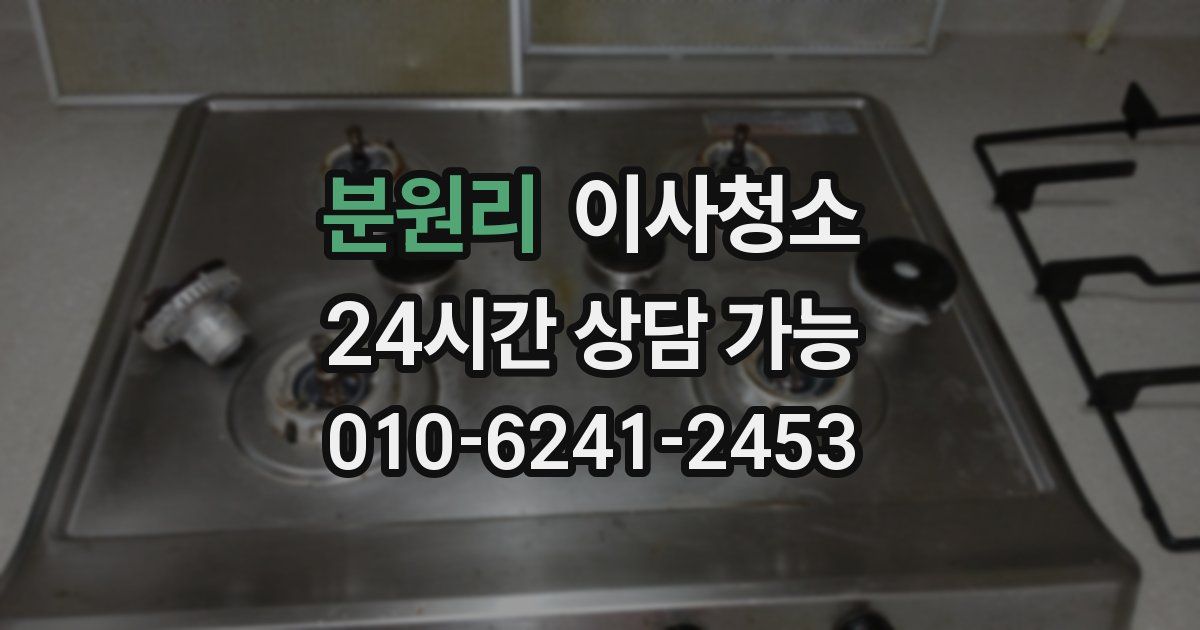 분원리 입주청소