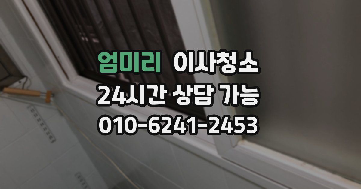 엄미리 입주청소