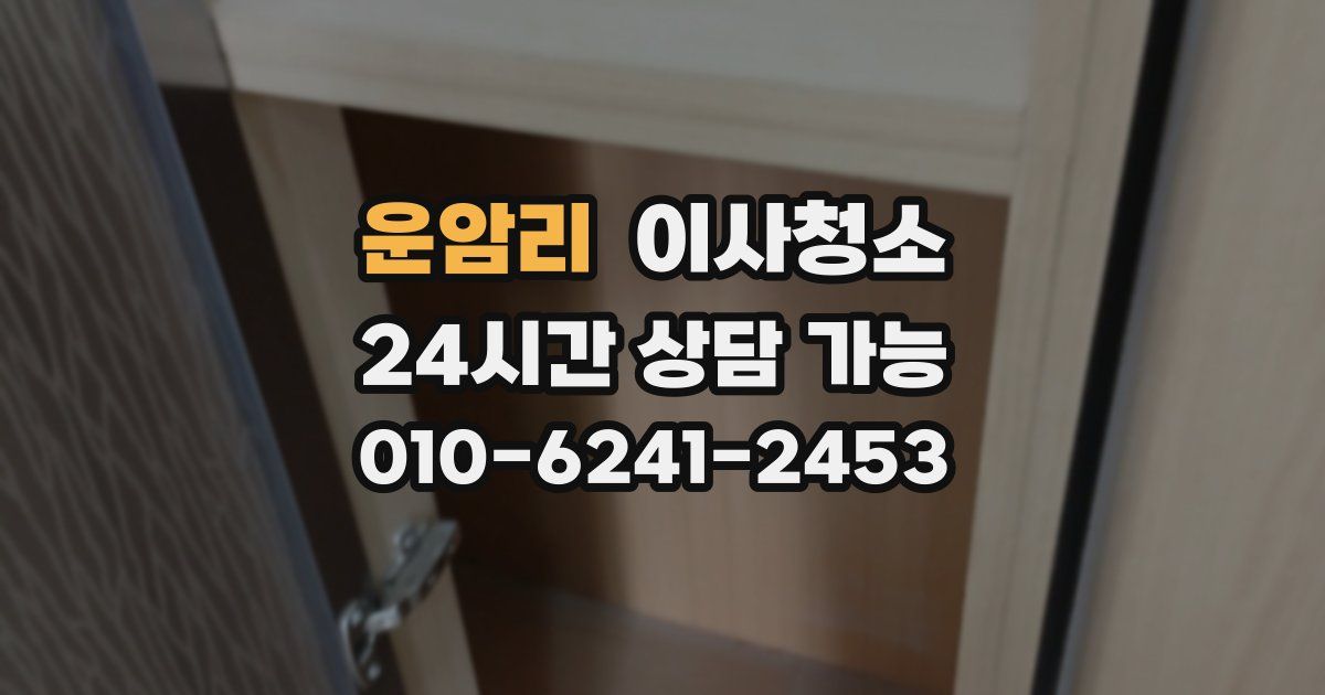 운암리 입주청소