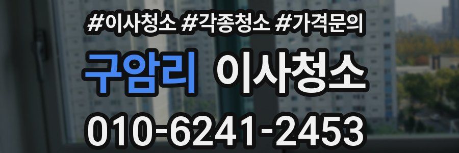 구암리 이사청소