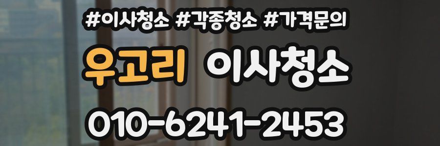 우고리 이사청소